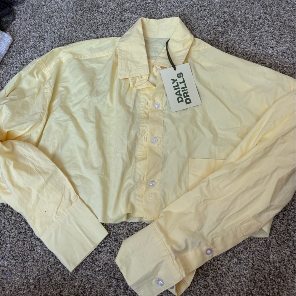 Daily Drills Soft Yellow Shirt